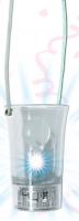 Bachelorette Party Hanging Flashing Light Up Shot Glass with Necklace